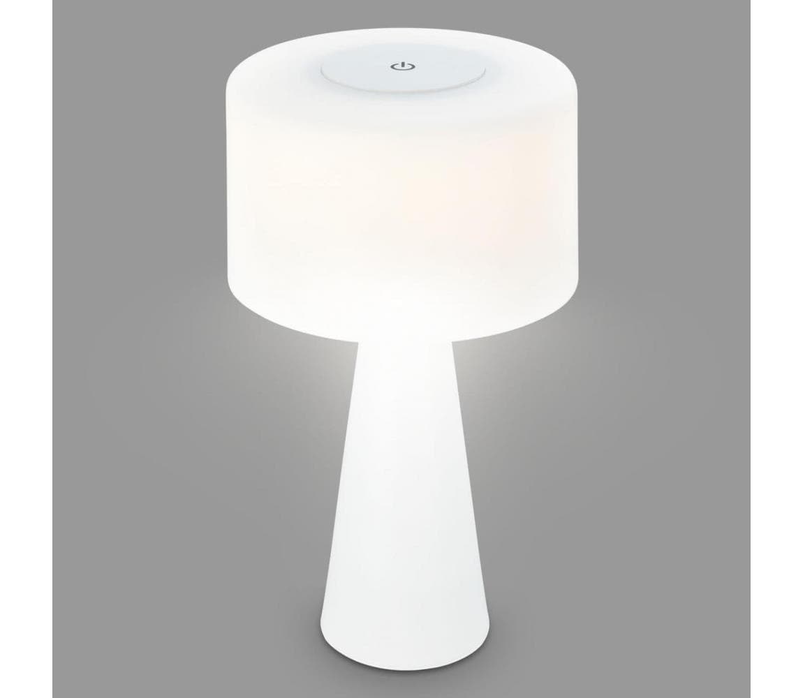 Briloner 7420016 - LED Stm. nabíjacia dotyková stolná lampa LED/4W/5V 3000K biela 7420016