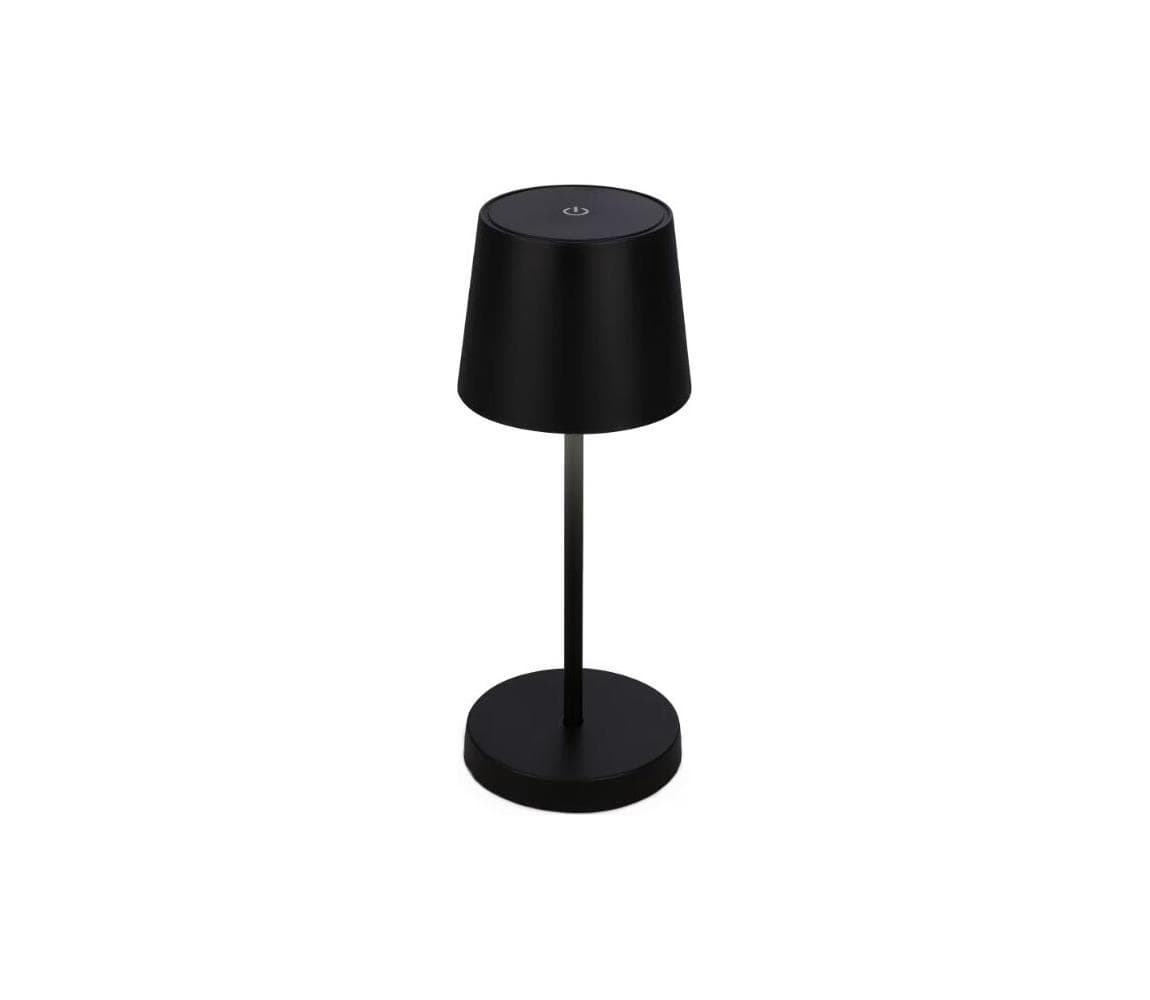 Briloner 7423015 - LED Stmievateľná stolná lampa LED/2,6W/5V IP44 čierna 7423015