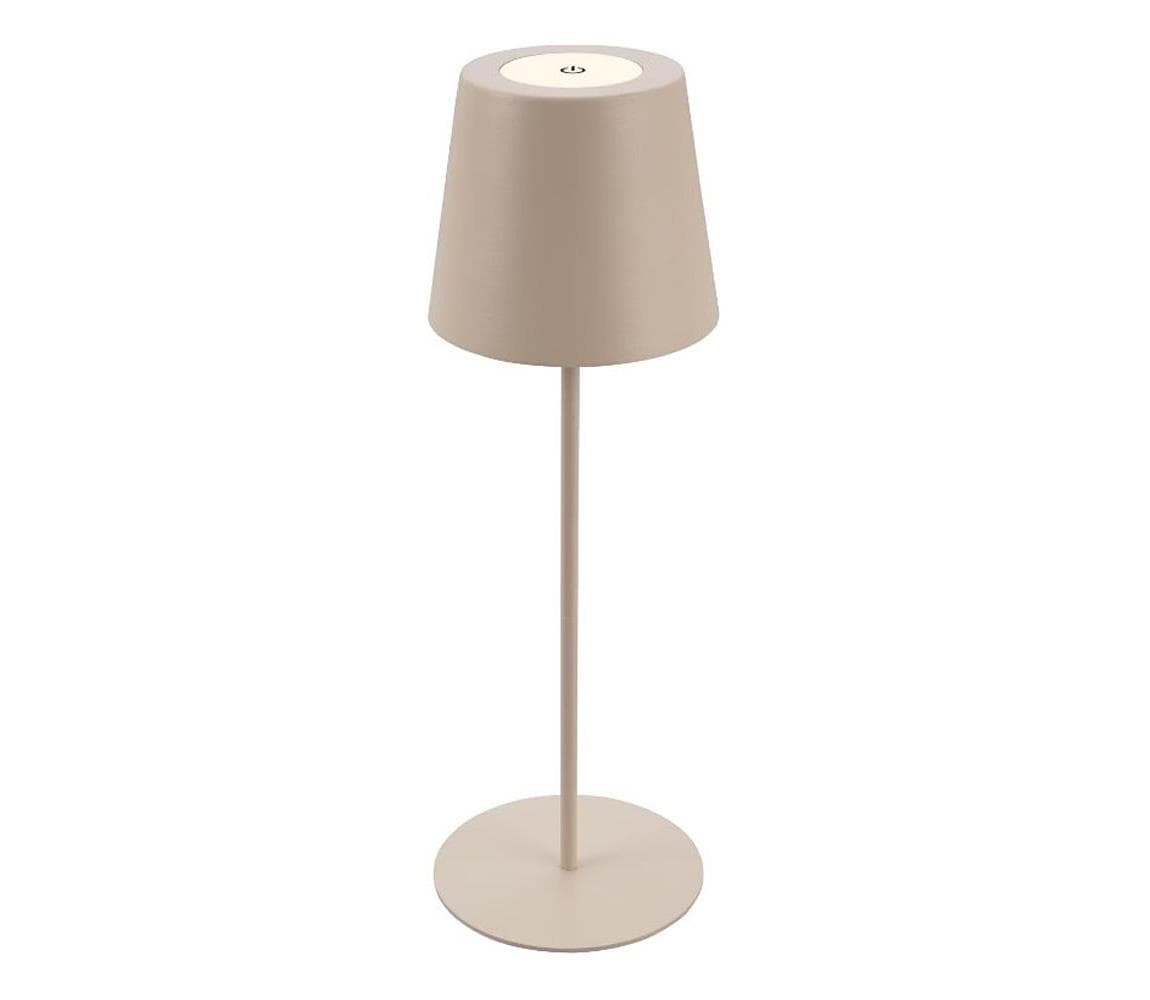 Briloner 7508011 - LED stmievateľná nabíjateľná stolná lampa LED/2,5W/5V IP44 béžová 7508011