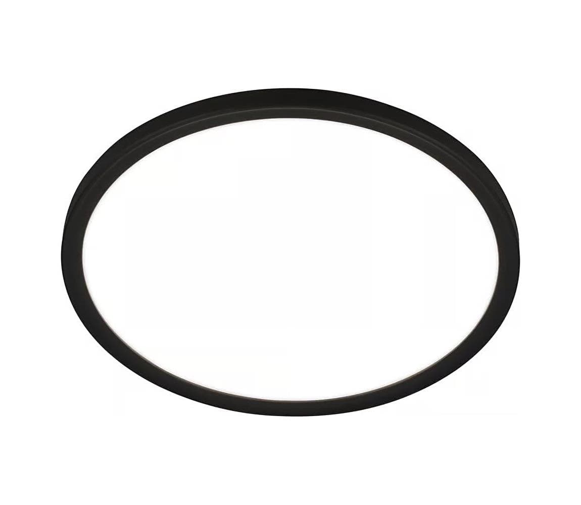 Briloner - LED kúpeľňové stropné svietidlo s pohybovým senzorom MOVE LED/18W/230V IP44 priemer 29 cm čierne 7525415