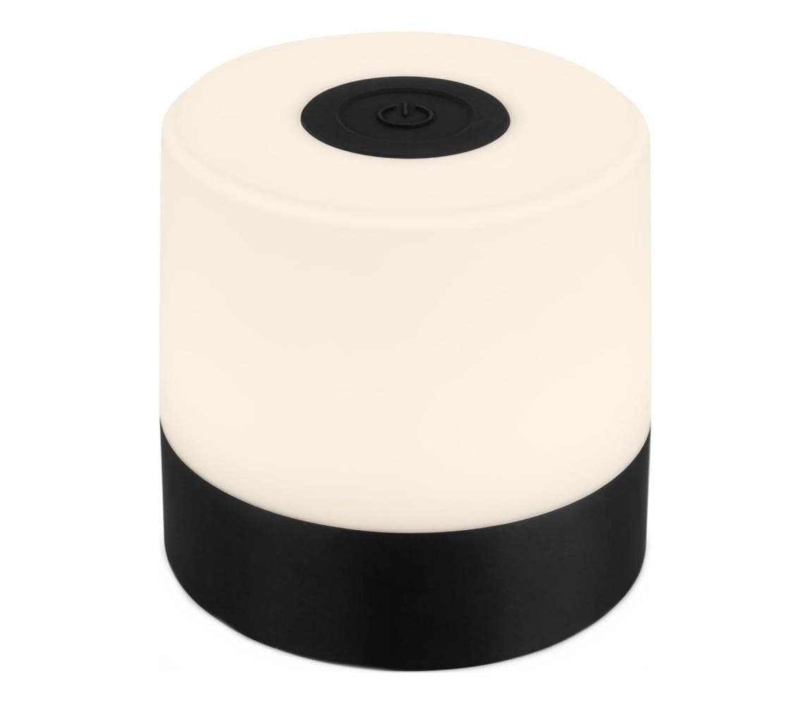 Briloner - LED stmievateľná nabíjateľná dotyková vonkajšia stolná lampa LED/2W/5V 2700K IP44 čierna 7461015