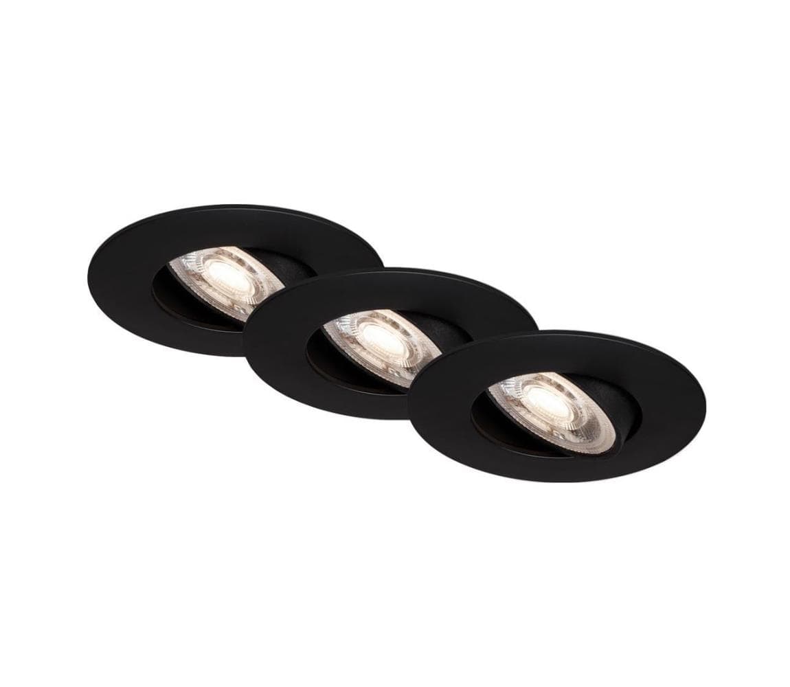 Briloner - SADA 3x LED Stmievateľné kúpeľňové svietidlo LED/4,9W/230V IP23 7048-035