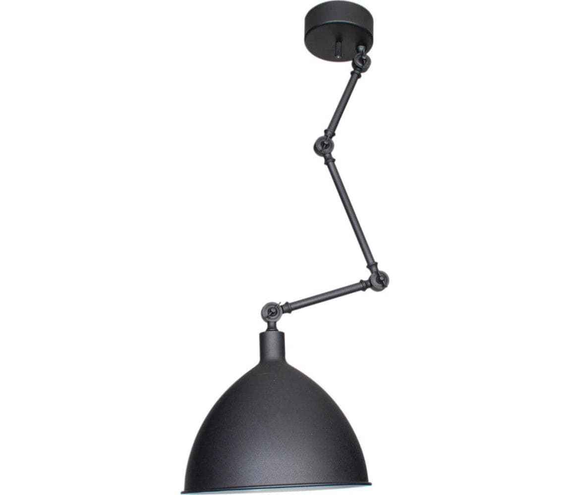 ByRydens 4200930-4007 - Závesný luster na tyči BAZÁR 1xE27/5W/230V čierna 4200930-4007
