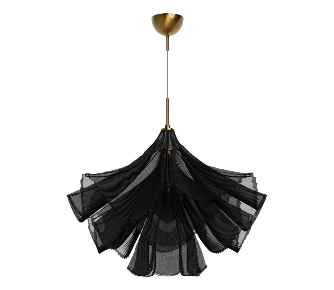 ByRydens 4202590-4000 - Luster na lanku JULIETTE 1xE27/8W/230V čierny 4202590-4000