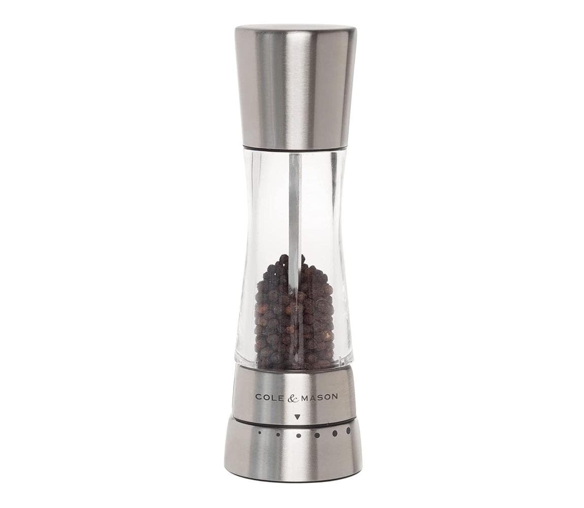 Cole&Mason - Mlynček na korenie DERWENT 19 cm lesklý chróm H59401G