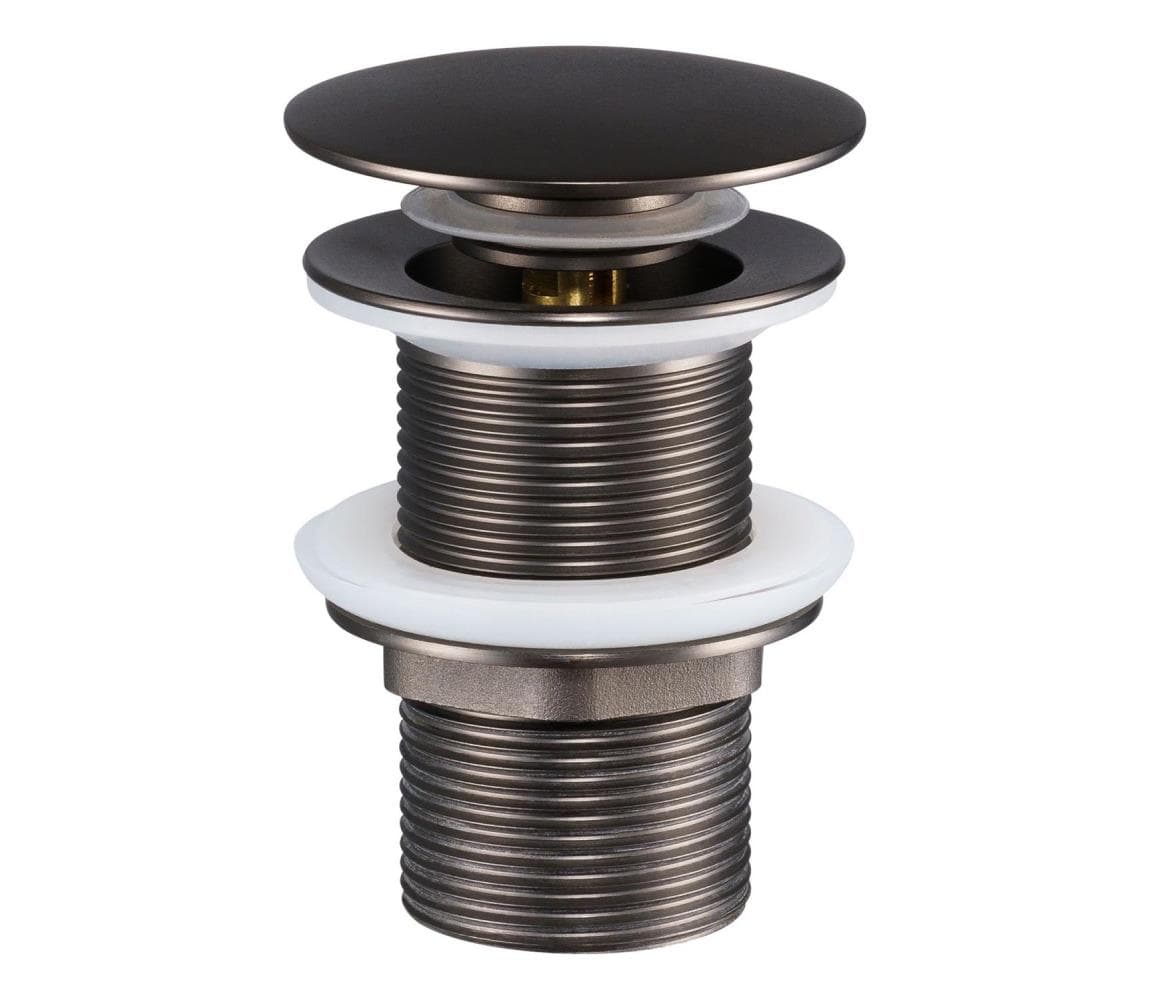 COMAD CLICK-CLACK T201GG-3 - Umývadlový výpust CLICK-CLACK pr. 7 cm šedá CLICK-CLACK T201GG-3