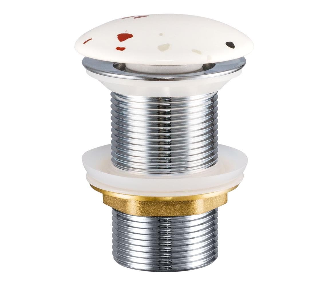 COMAD CLICK-CLACK T201M-W21-3 - Umývadlový výpust CLICK-CLACK pr. 7 cm teraco CLICK-CLACK T201M-W21-3