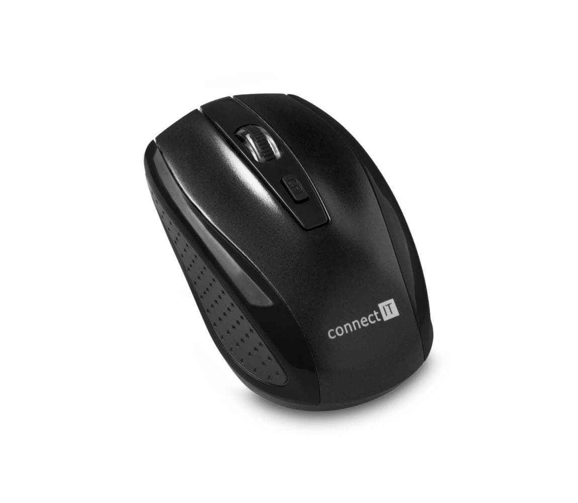 CONNECT IT CI-1223 - Bezdrôtová myš 800/1200/1600 DPI 2xAAA čierna CI-1223