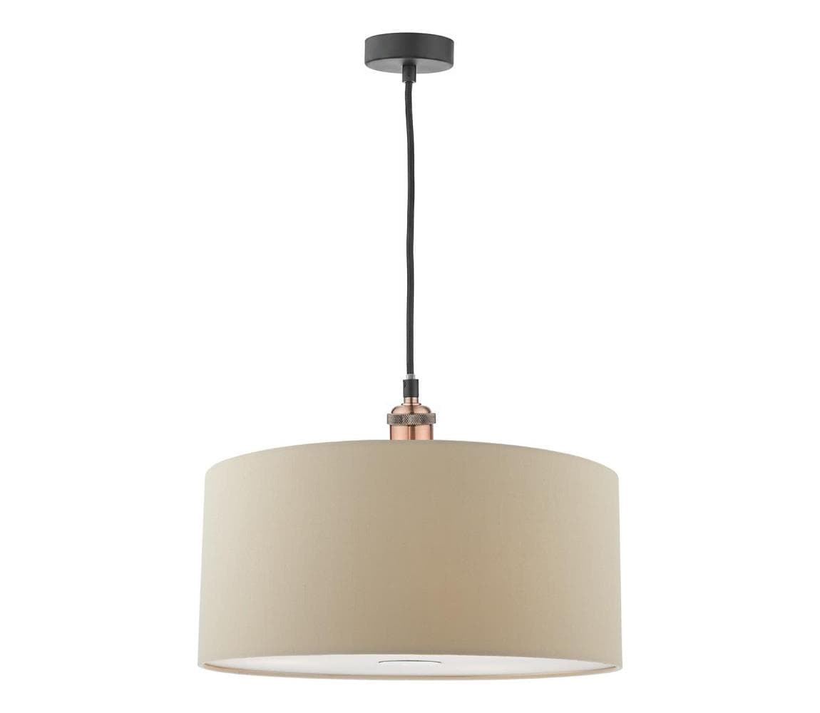 Där Lighting Daar Lighting RON6529 - Závesné svietidlo na lanku RONDA 1xE27/60W/230V béžová RON6529