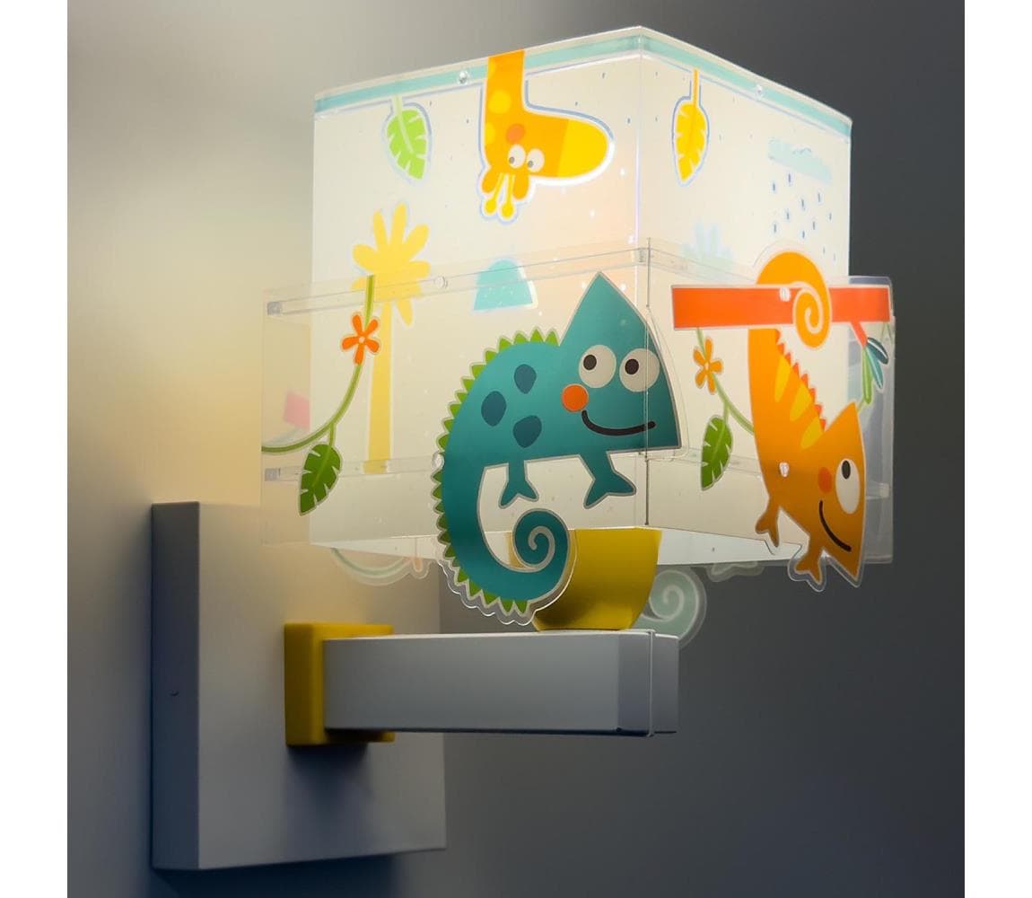 Dalber 63319 - Detské nástenné svietidlo HAPPY JUNGLE 1xE27/15W/230V 63319