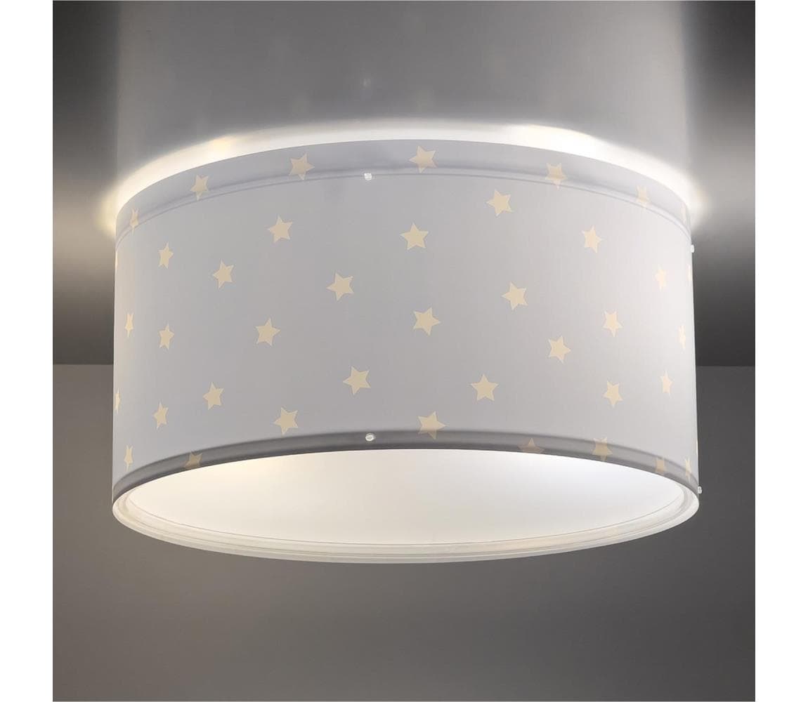 Dalber 82216T - Detské stropné svietidlo STAR LIGHT 2xE27/60W/230V modrá 82216MT