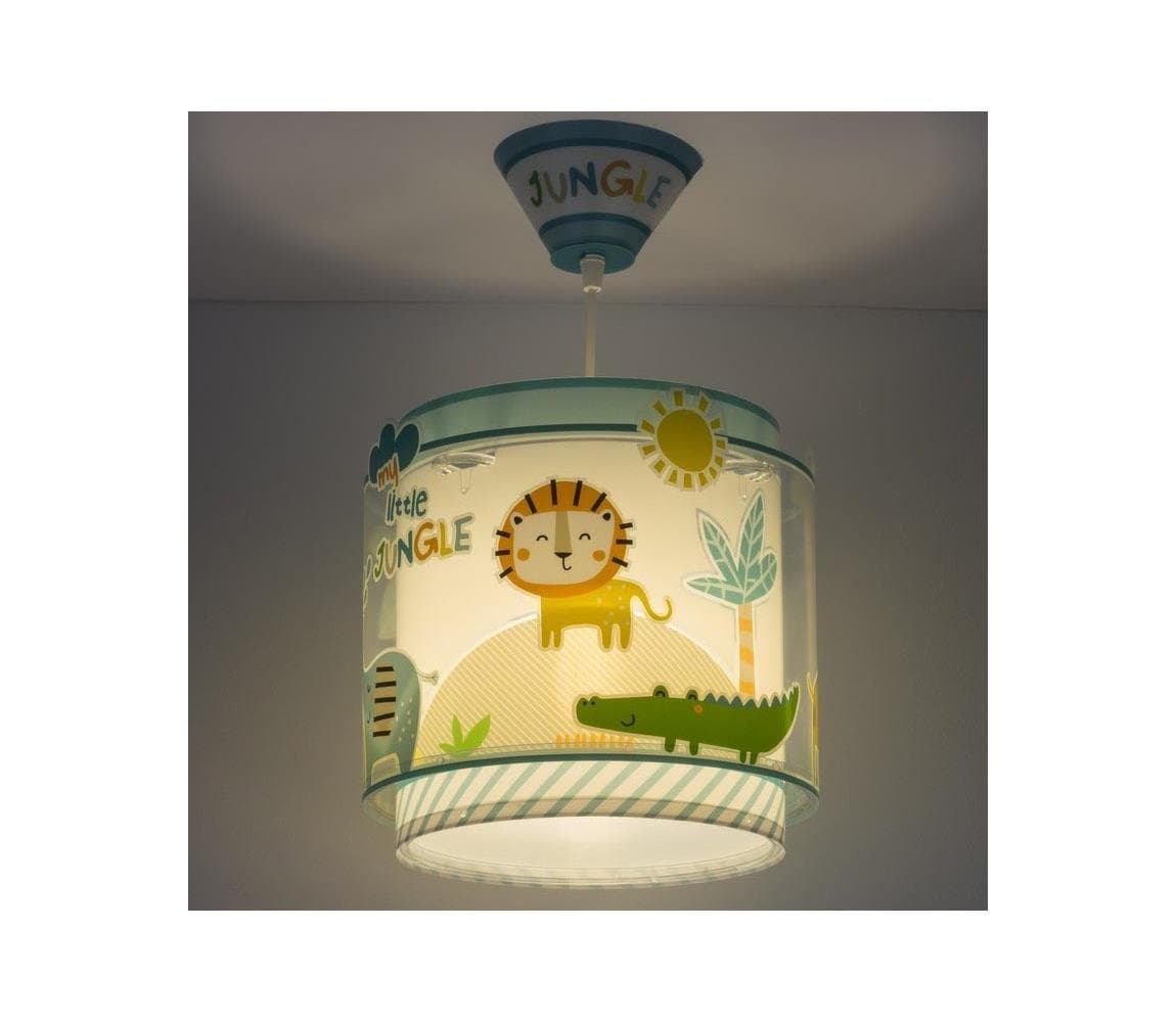 Dalber D-76112 - Detský luster MY LITTLE JUNGLE 1xE27/15W/230V 76112M