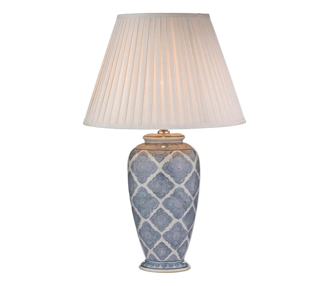 Där Lighting Där Lighting ELY4223 - Stolná lampa ELY 1xE27/60W/230V modrá ELY4223