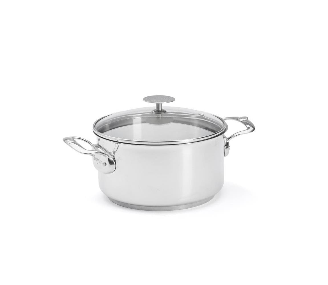 De Buyer 3427.20 - Hrniec s pokrievkou MILADY 20 cm, nerezová oceľ 3427.20