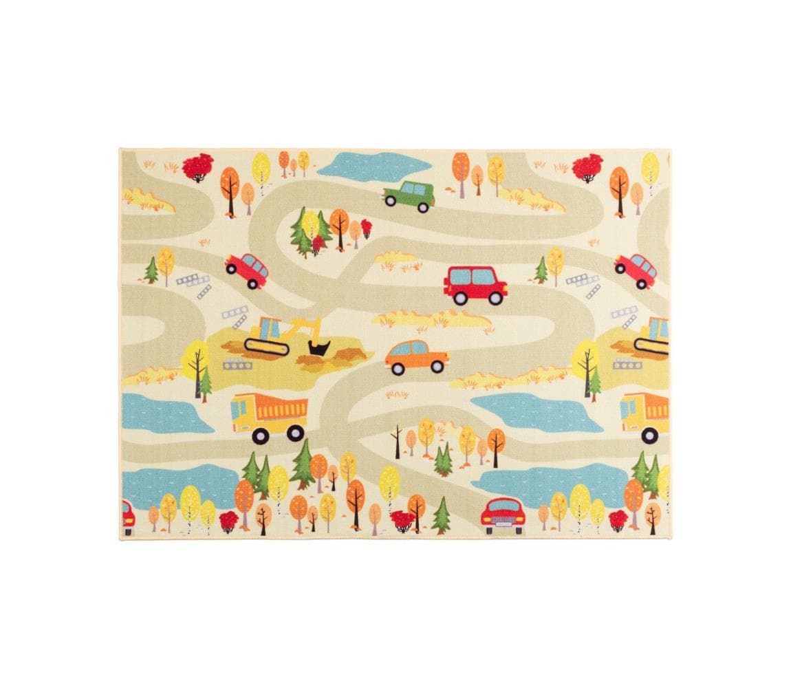 Multidecor Detský koberec STELLA STREETS 80x100 cm béžová/mesto 508434