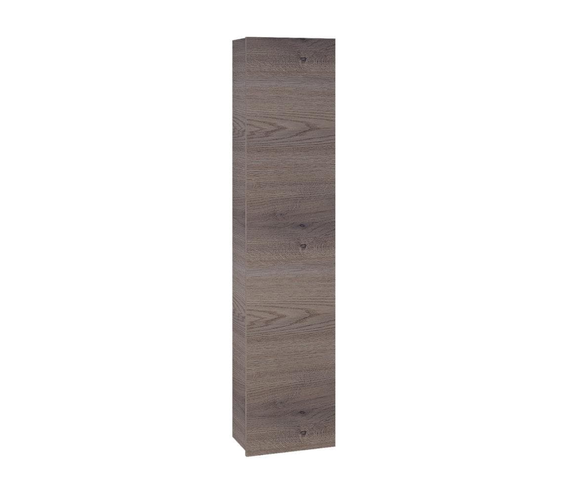 Dřevojas - Závesná kúpeľňová skrinka ZYLO 35x155 cm tmavý dub 8596204810269