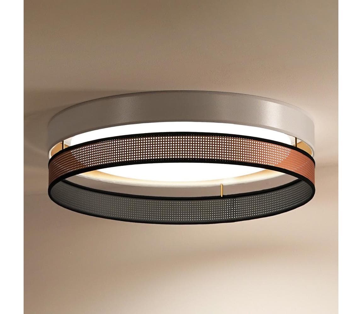 - LED Stropné svietidlo ROLLER DUO SHINY LED/24W/230V pr. 45 cm biela/medená 604185