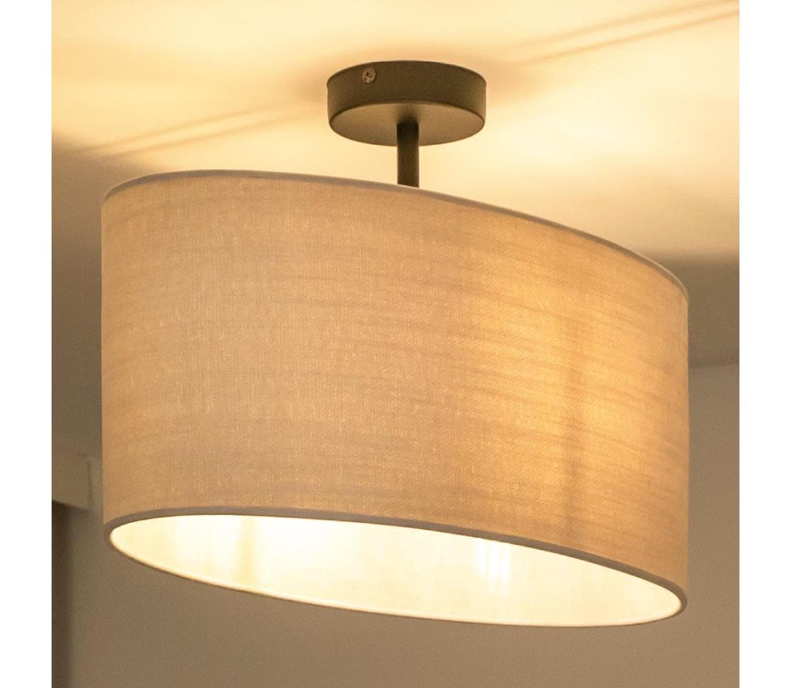 - Prisadený luster OVAL 1xE27/15W/230V šedá 604512