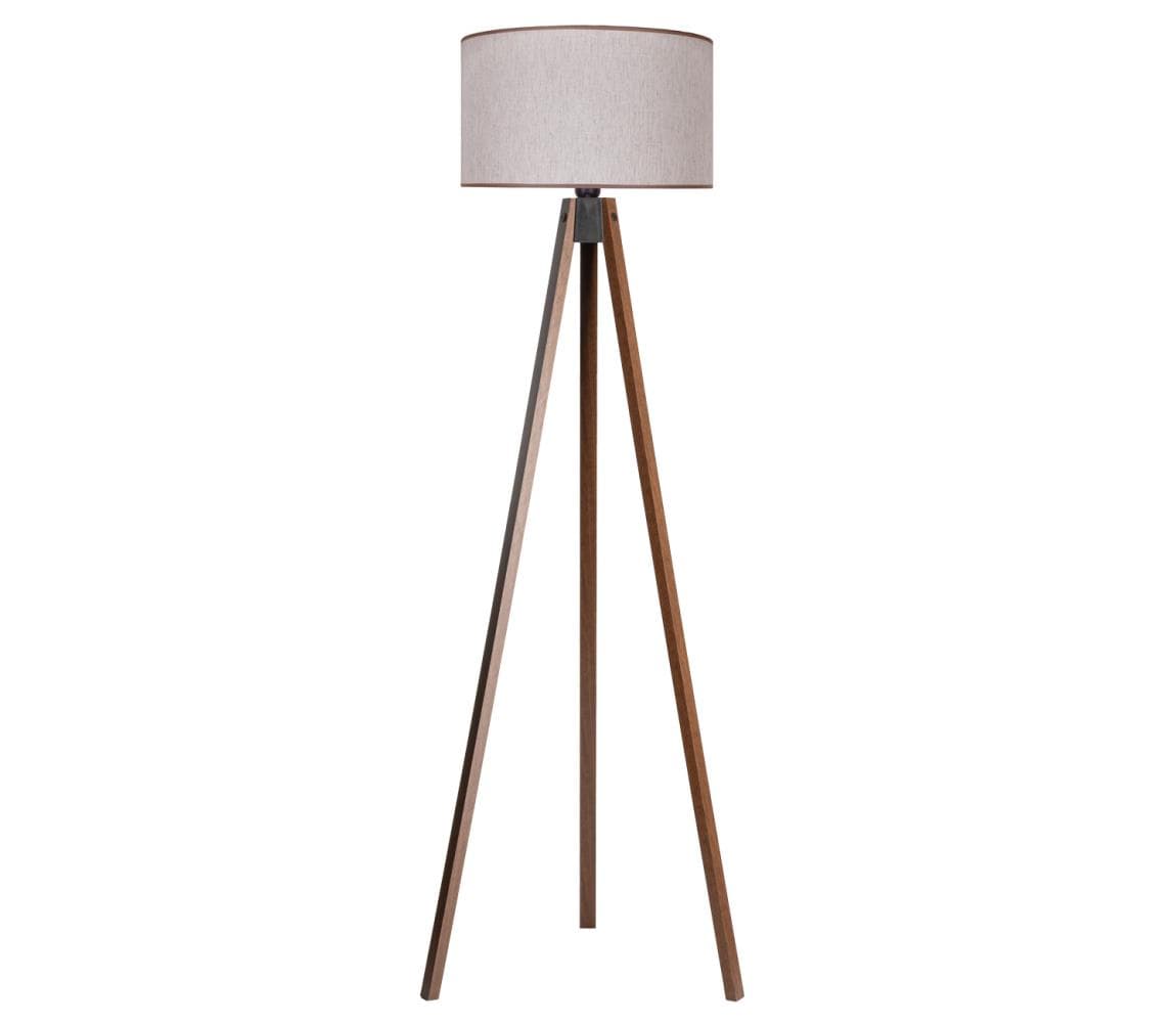 - Stojacia lampa 1xE27/60W/230V pr. 44 cm béžová/wenge AS0462+DU82634