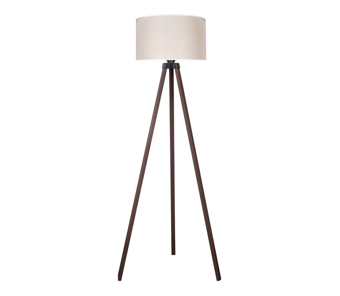 - Stojacia lampa 1xE27/60W/230V pr. 44 cm krémová/hnedá AS0464+DU82658
