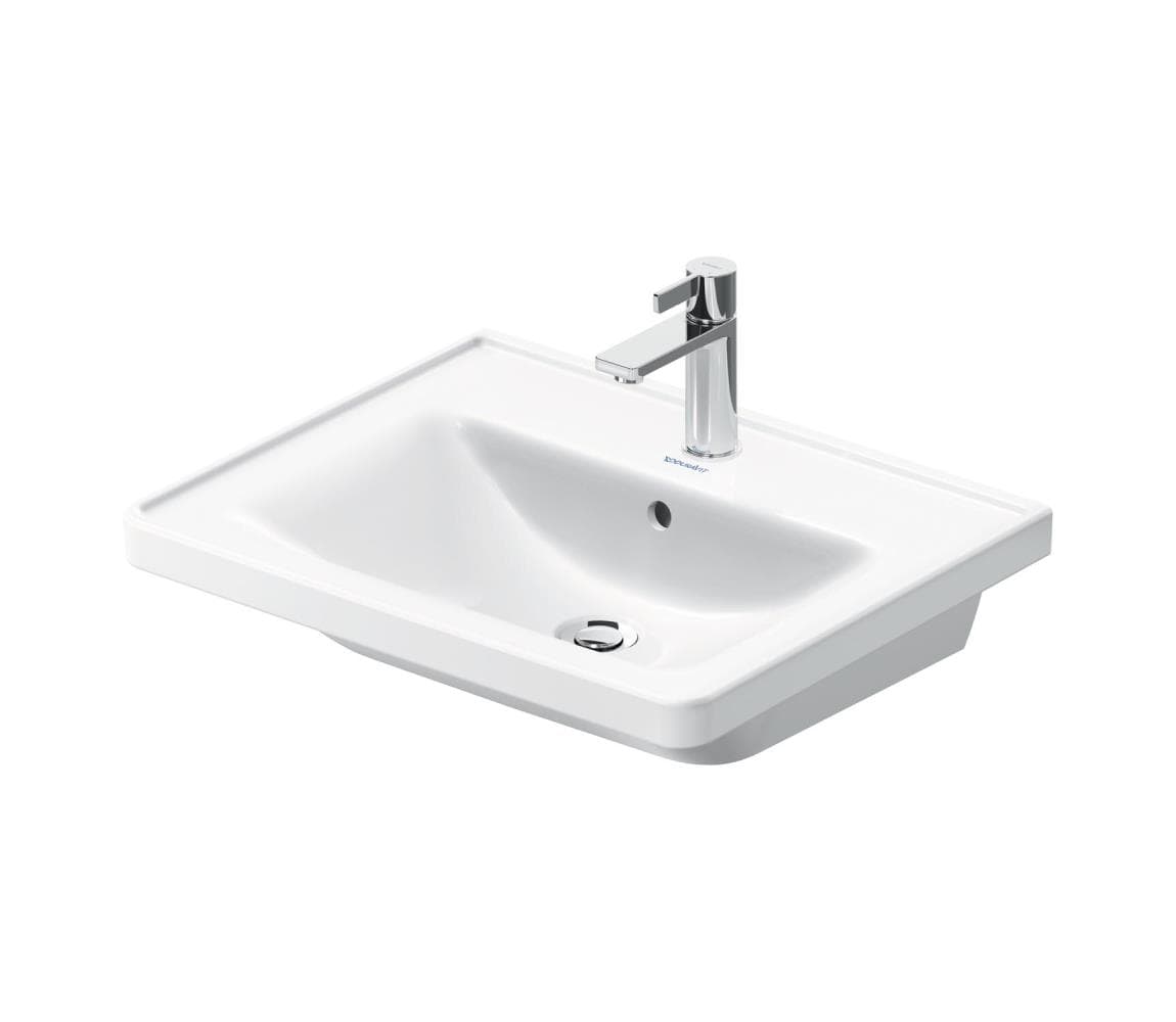 Duravit 2367600000 - Závesné umývadlo D-NEO 60x48 cm keramika/lesklá biela 2367600000