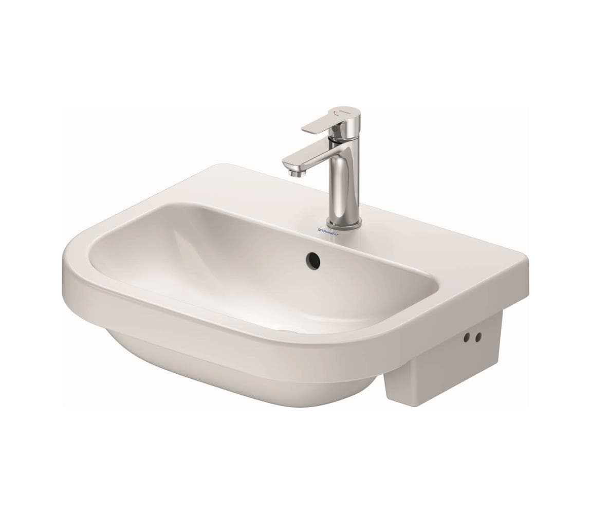Duravit 24035500002 - Zapustené umývadlo D-CODE 55x45,5 cm keramika/lesklá biela 24035500002