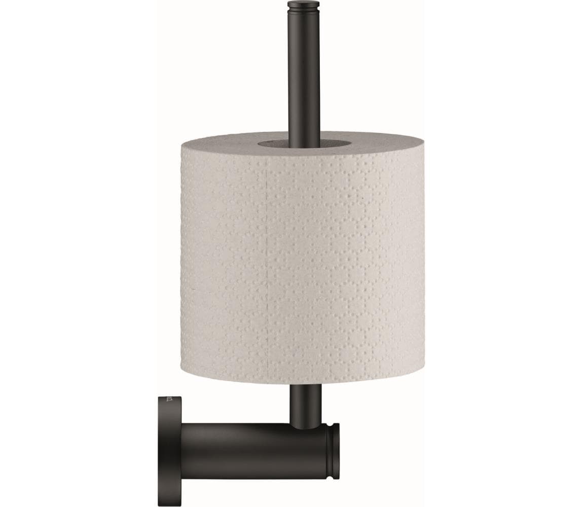 Duravit 99154600 - Držiak toaletného papiera D-CODE matná čierna 0099154600
