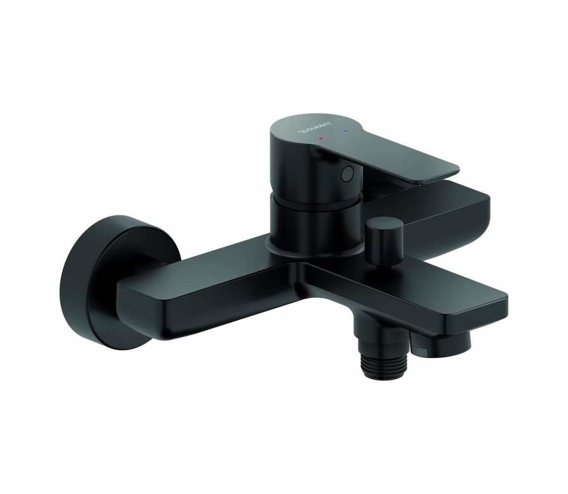 Duravit DC5230001046 - Vaňová batéria D-CODE matná čierna DC5230001046