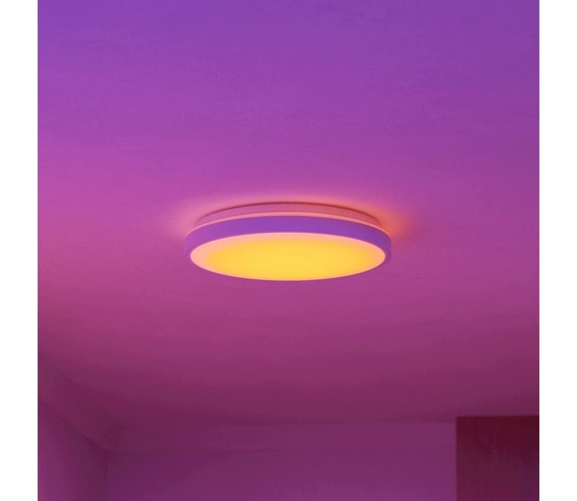 Eglo 300689 -LED RGBW stmievateľné stropné svietidlo MONTARELLINO-Z LED/18,5W/230V biela + diaľkový ovládač 300689