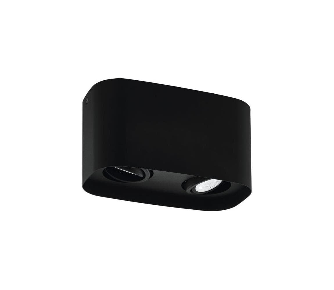 Eglo 31098 - LED bodové svietidlo MENDOZA 2xLED/4,7W/230V 3000K čierne 31098