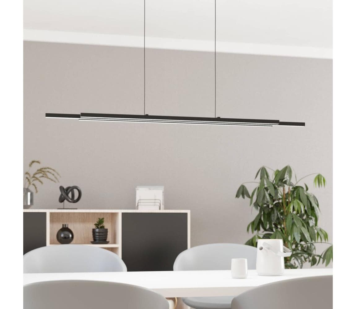 Eglo 31232 - LED Luster na lanku CANNIGIONA LED/20,3W/230V čierna 31232