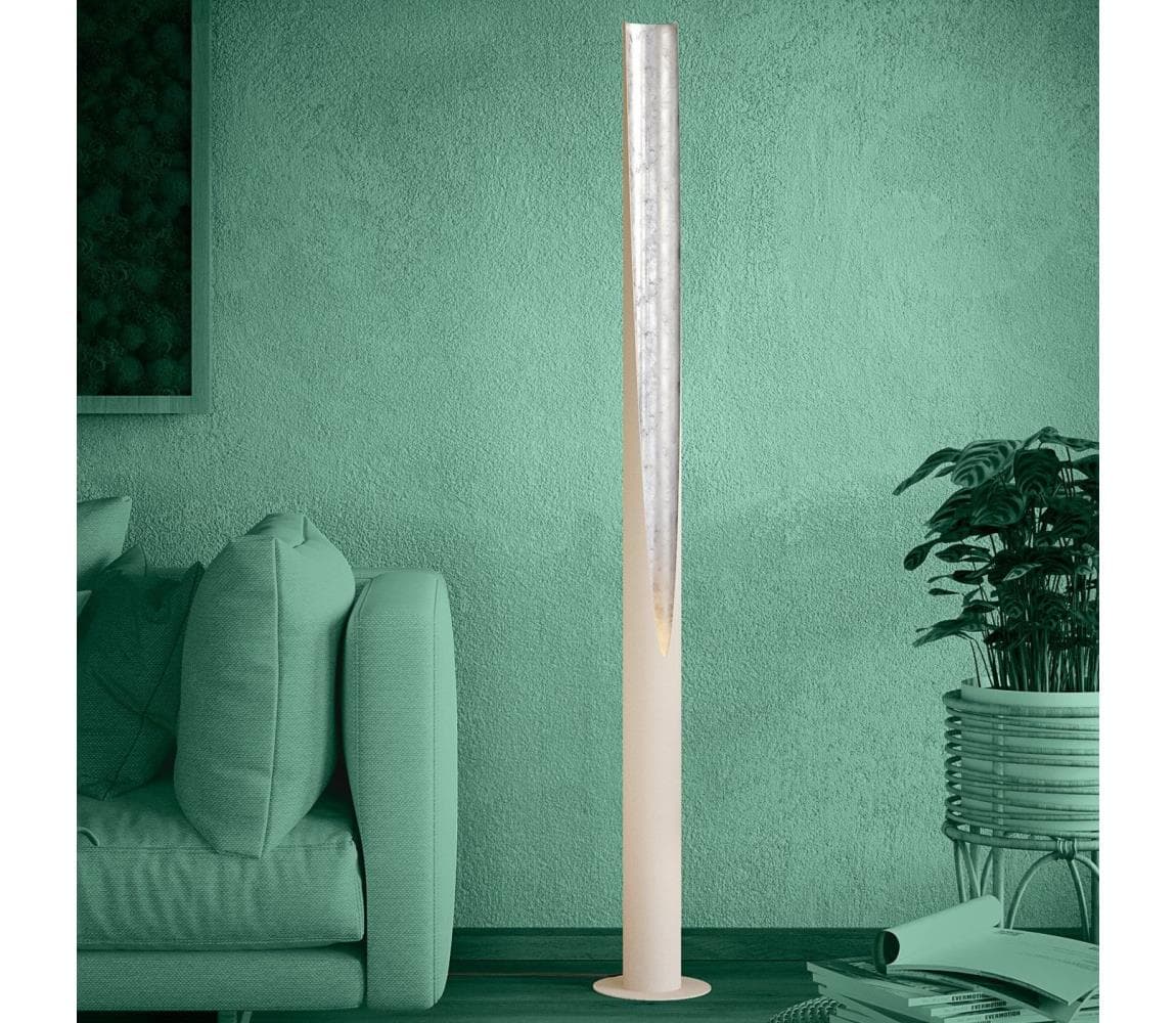 Eglo 390283 - LED Stojacia lampa PREBONE 1xGU10/5,7W/230V béžová 390283