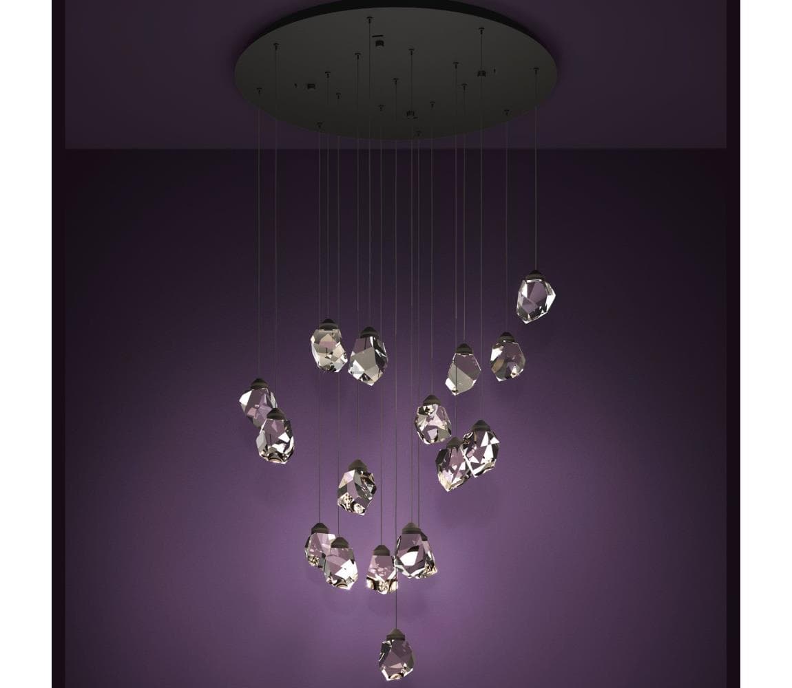 Eglo 390413 - LED Stmievateľný luster na lanku SINDICAT 17xLED/3W/230V 3000K 390413