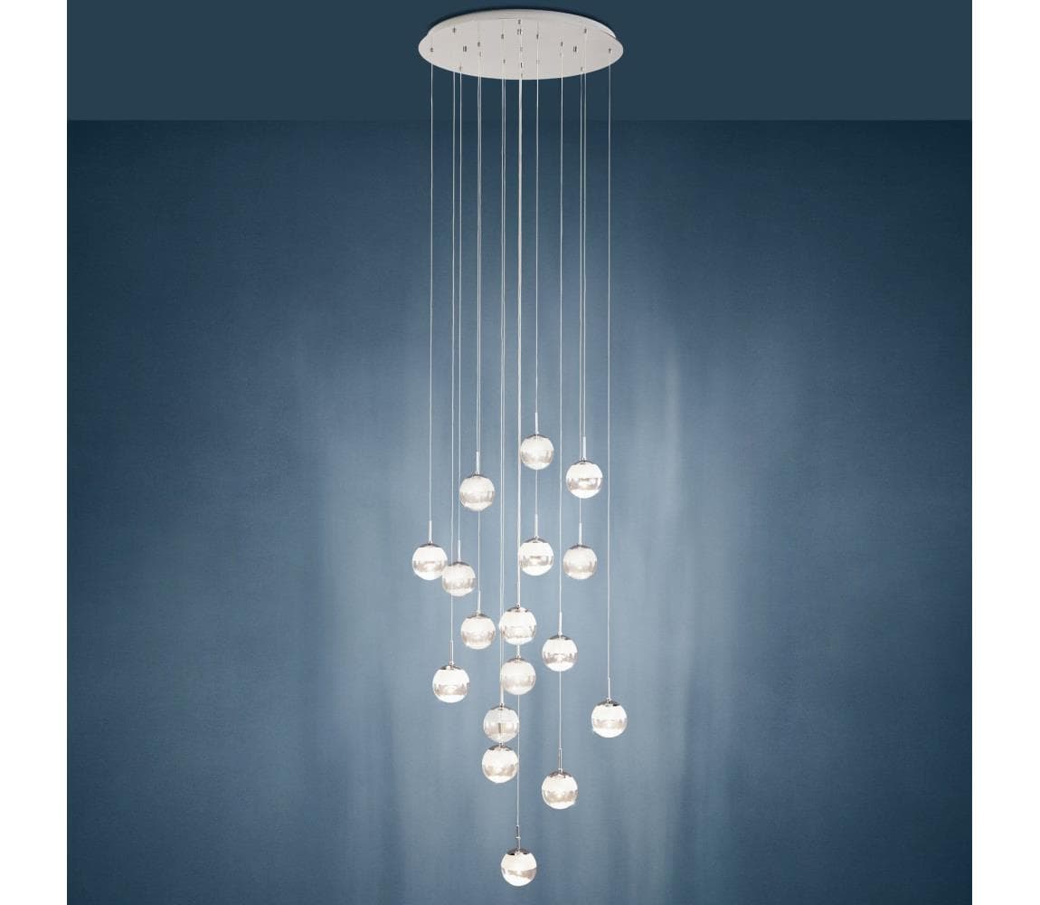Eglo 39547 - LED Stmievateľný luster na lanku MONTEFIO 17xLED/5W/230V 39547