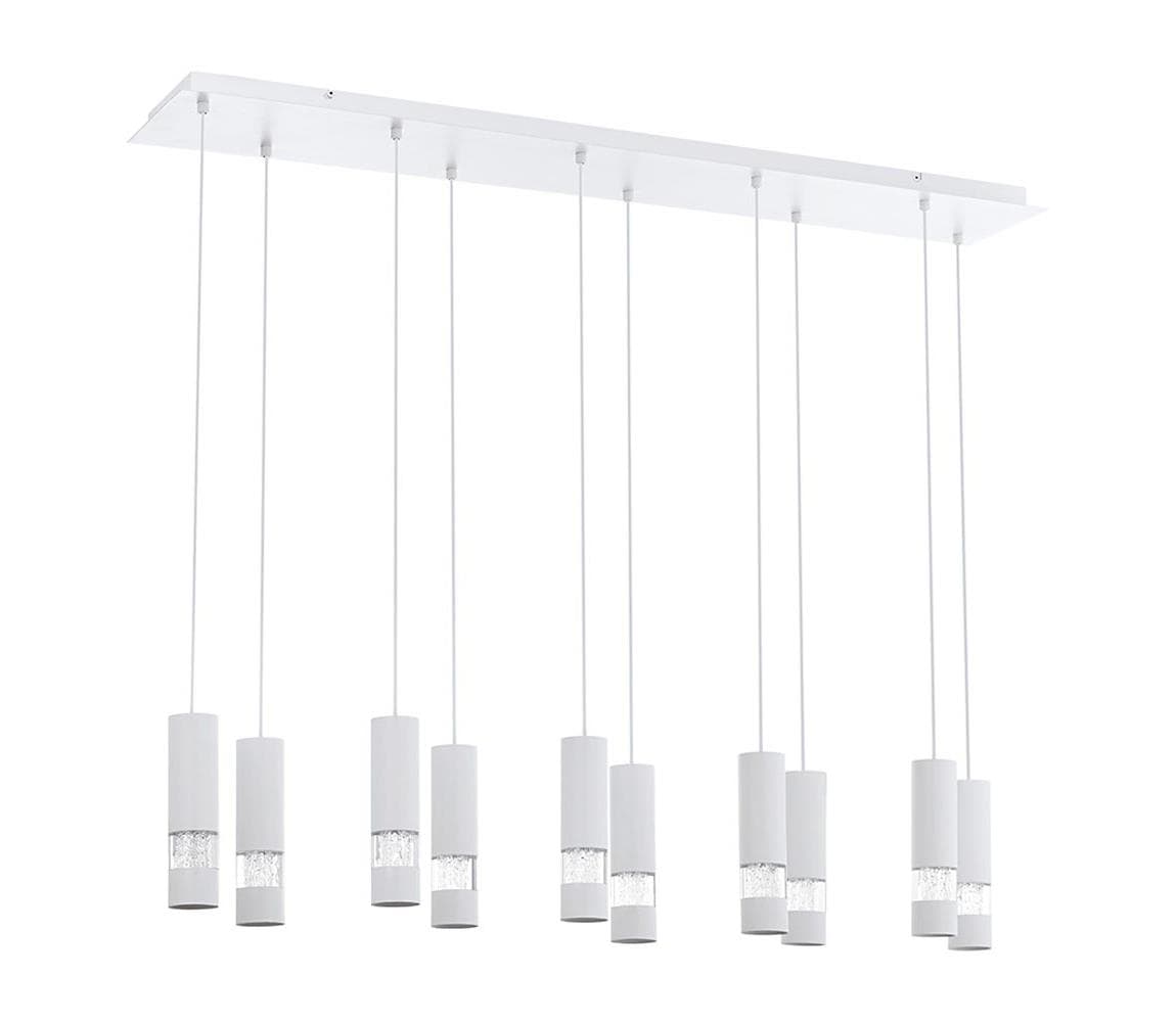 Eglo 39703 - LED Luster na lanku BERNABETA 10xGU10/5W/230V biela 39703