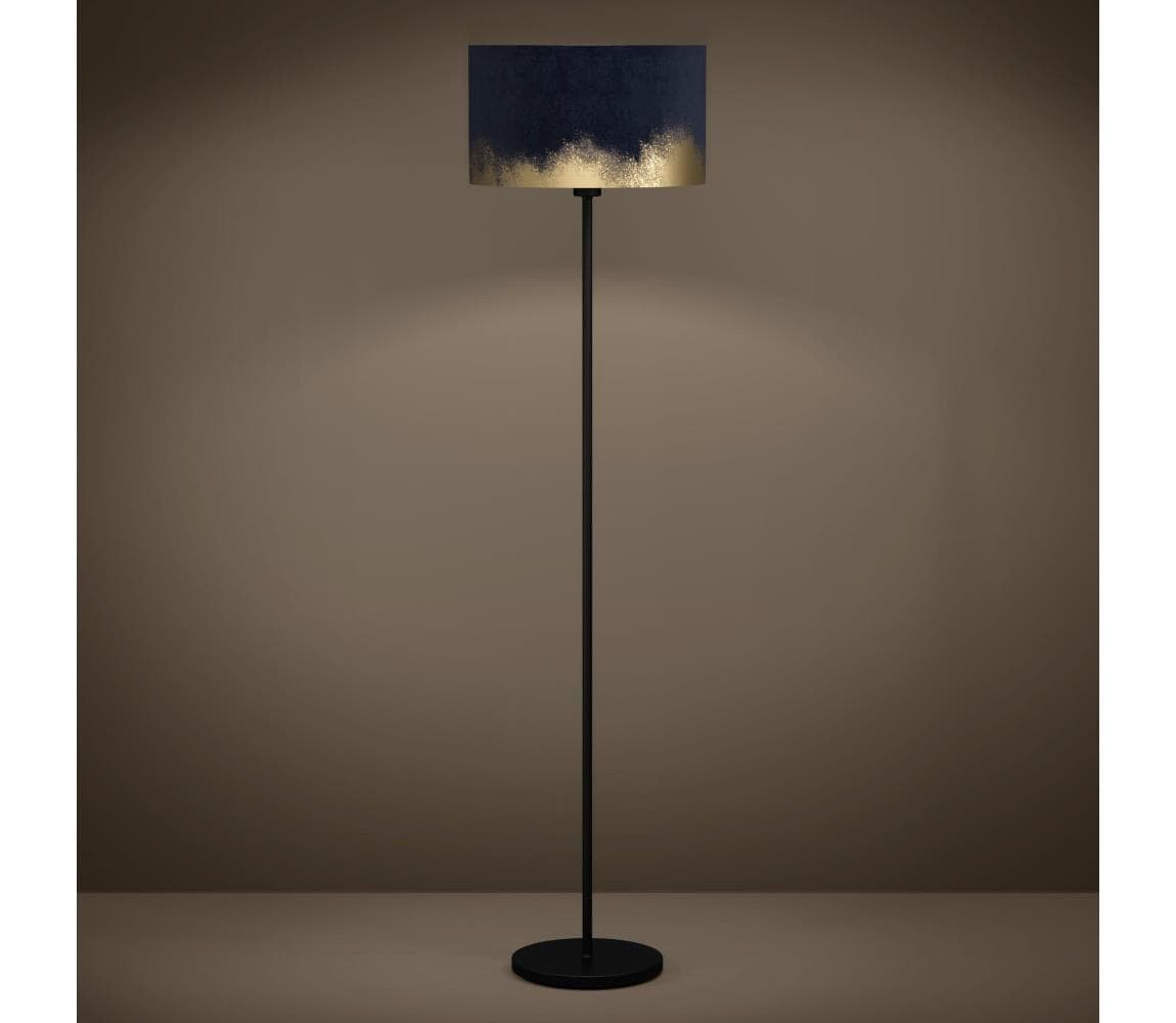 Eglo 39976 - Stojacia lampa CASUARITA 1xE27/40W/230V modrá/zlatá 39976