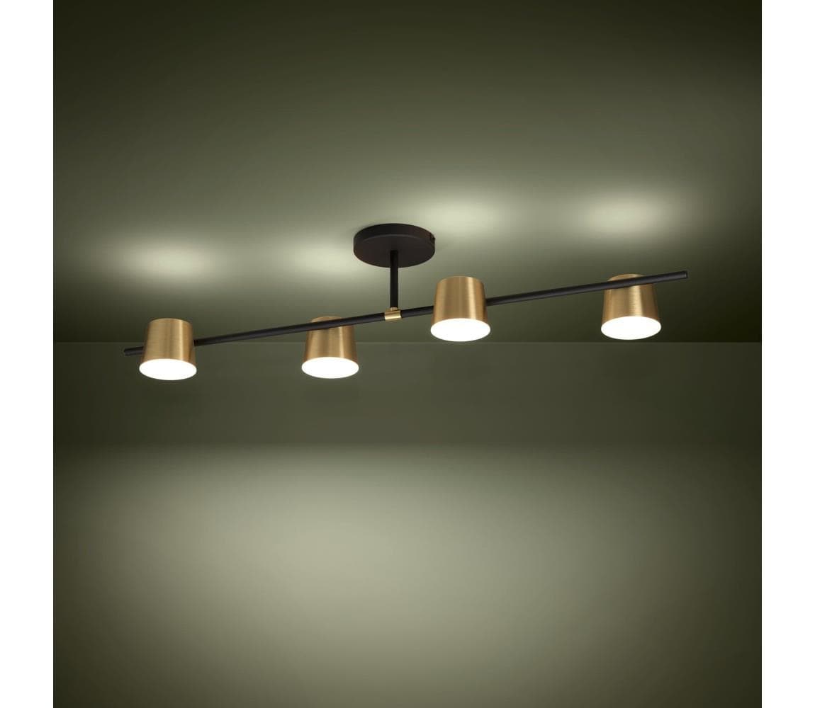 Eglo 39984 - LED Prisadený luster ALTAMIRA 4xGU10/4,6W/230V 3000K zlatá 39984
