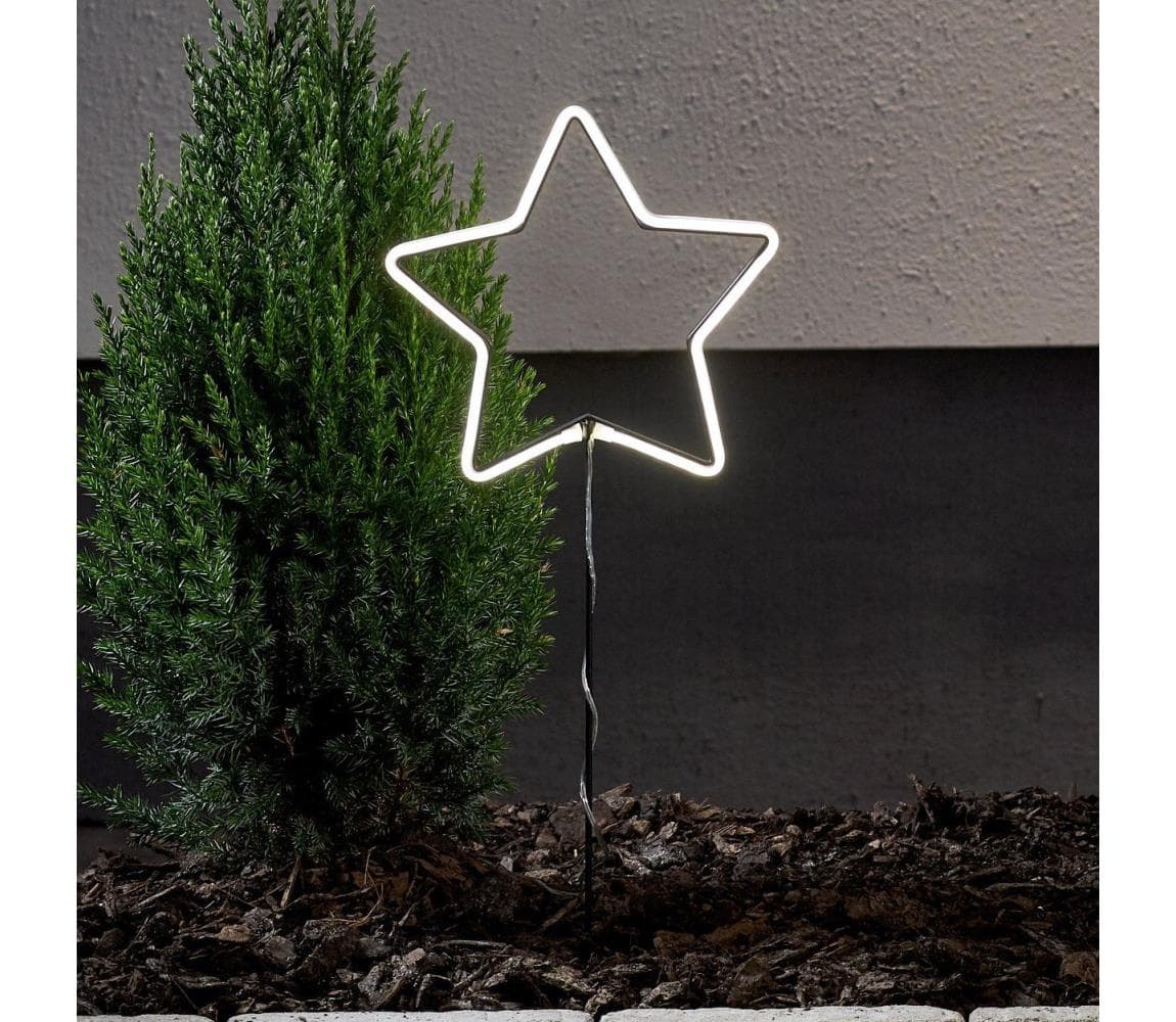 Eglo 411177 - LED Vonkajšia vianočná dekorácia NEONSTAR 72xLED/3xAA IP44 411177