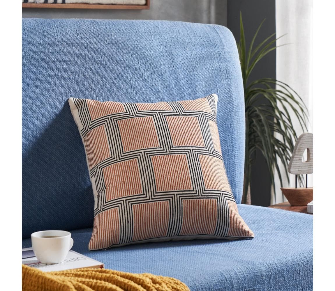 Eglo 420308 - Dekoratívny vankúš CHEVERY 45x45 cm hnedý 420308