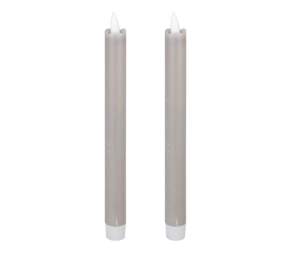 Eglo 422222 - SADA 2x LED Sviečka ANDRAFIABE LED/1xAAA 24,5 cm šedá 422222