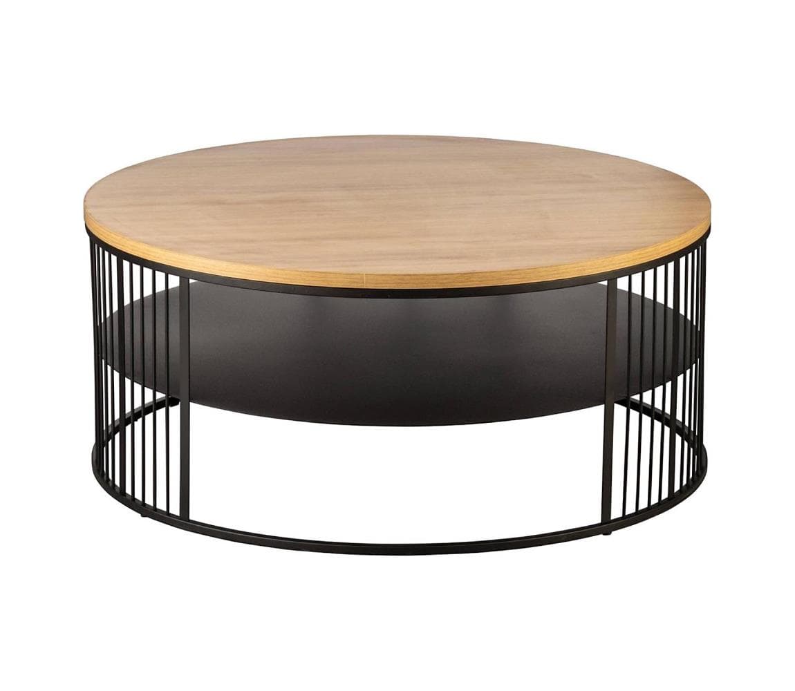 Eglo 424049 - Konferenčný stolík TOZAWA 36x80 cm hnedá/čierna 424049