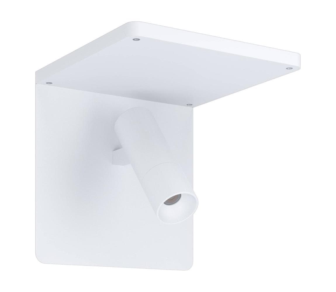 Eglo 67562 - LED Nástenné svietidlo s policou CIGLIE LED/8,1W/230V biela 67562