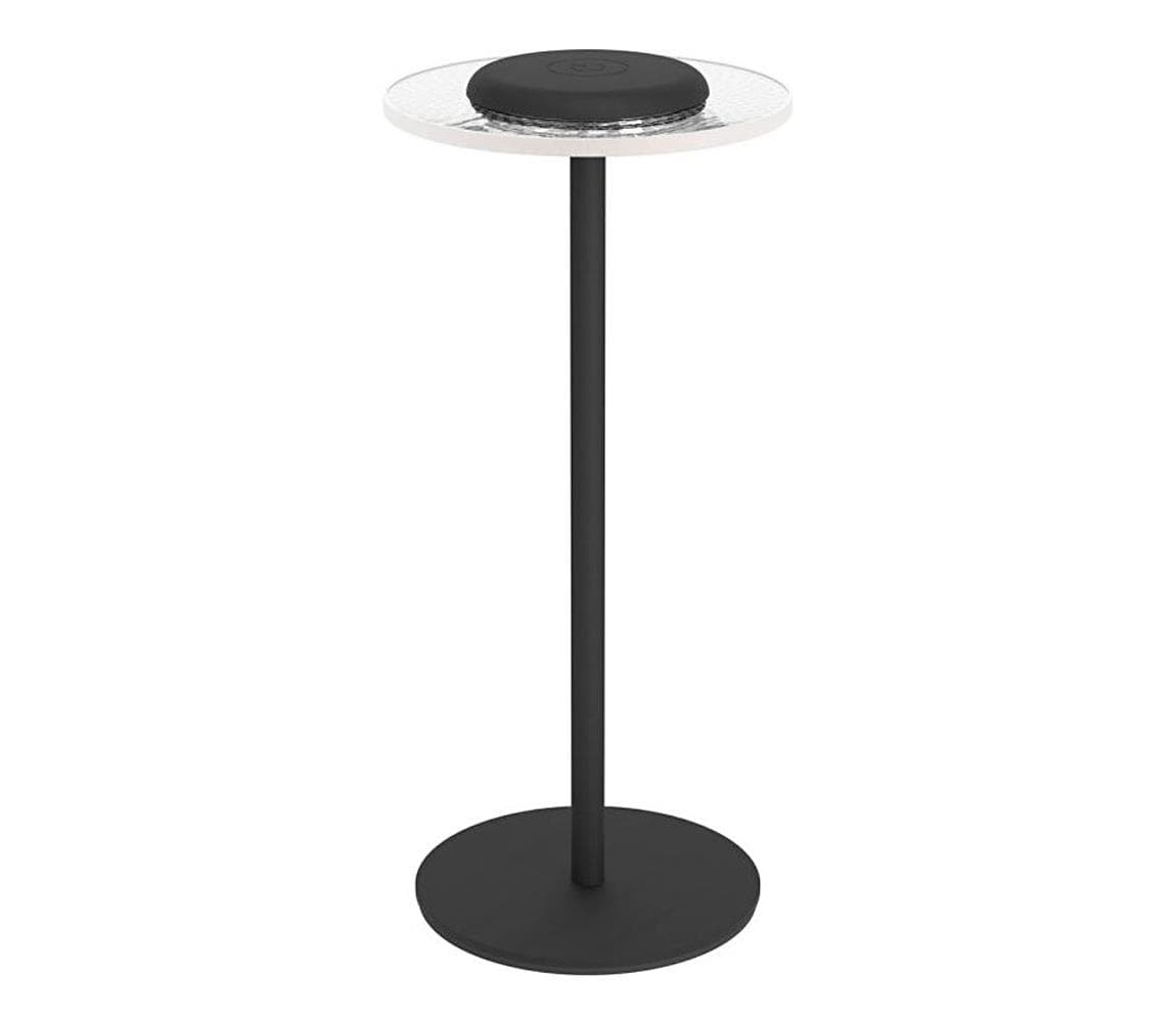 Eglo 75883 - LED RGBW stmievateľná nabíjateľná dotyková stolná lampa TREPELLA LED/5V 2000 mAh čierna 75883