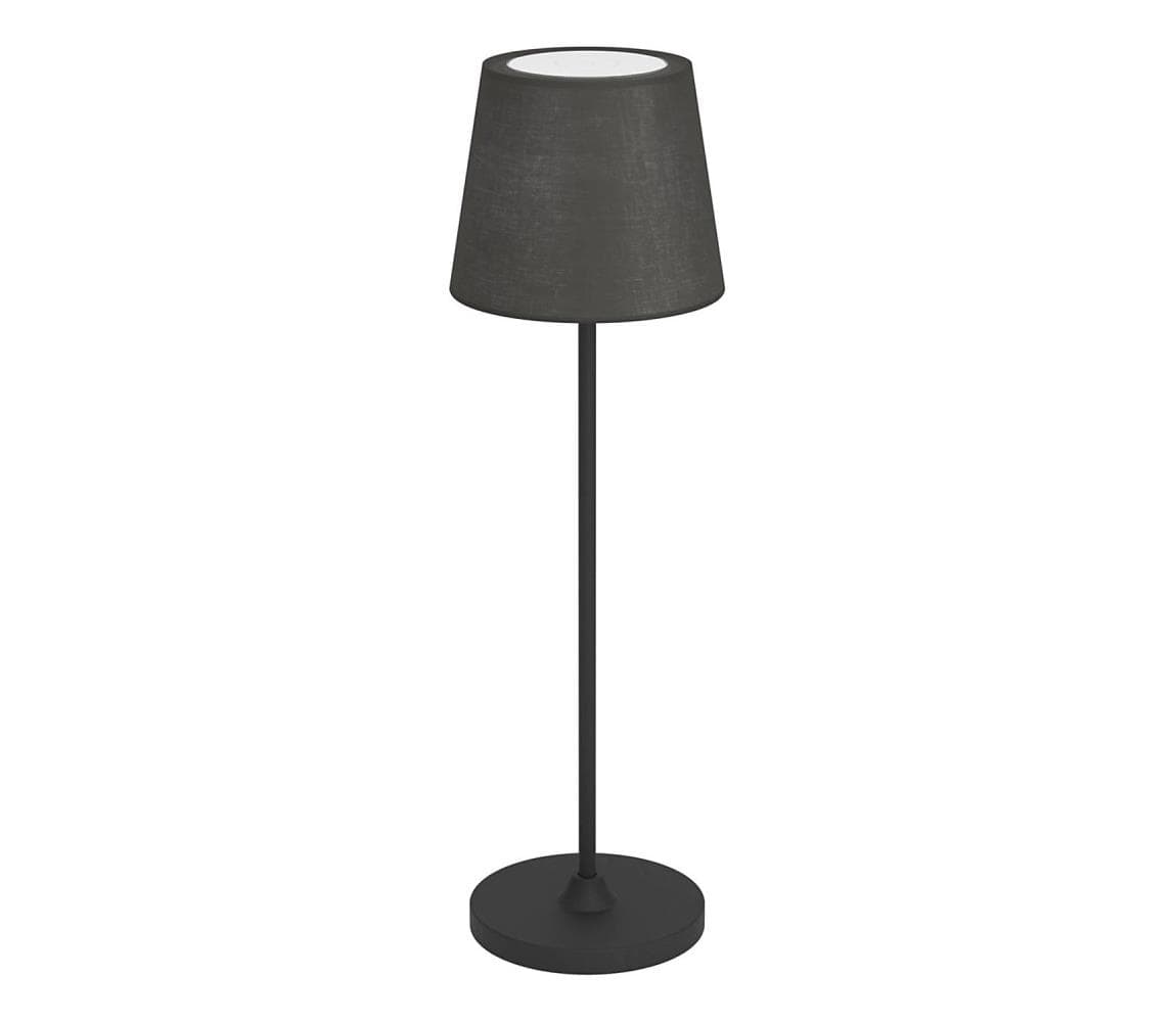 Eglo 75938 - LED stmievateľná nabíjateľná stolná lampa LEONERO LED/3,8W/5V 2000 mAh čierna 75938