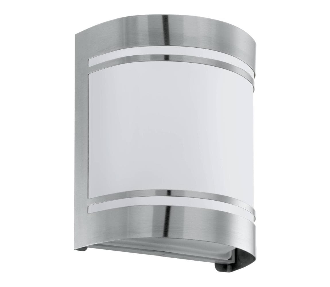 Eglo 79283 - Vonkajšie nástenné svietidlo CERNO 1xE27/40W/230V chróm IP44 79283