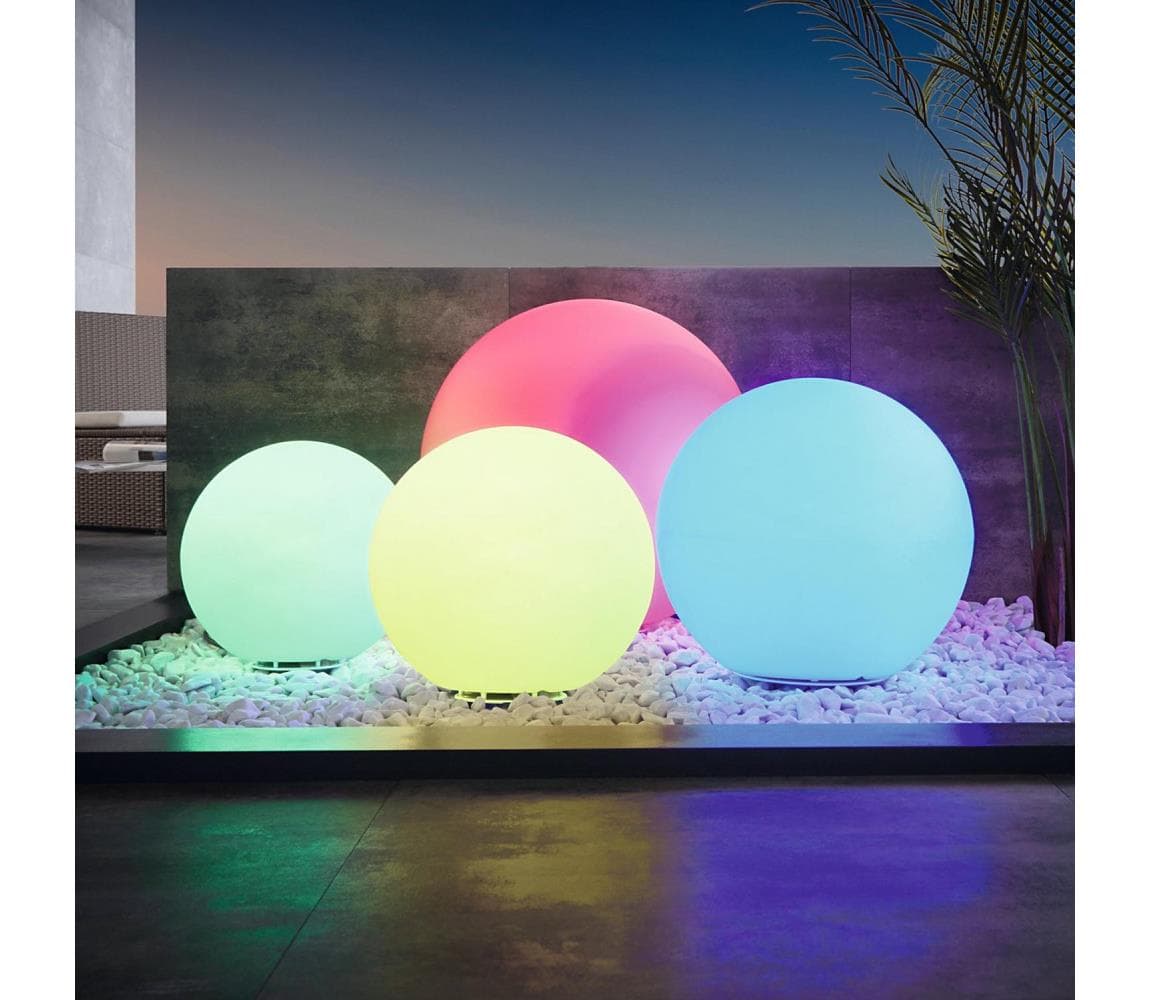 Eglo 900272 - LED RGB Stmievateľná vonkajšia lampa 1xE27/9W/230V 2700-6500K IP65 900272