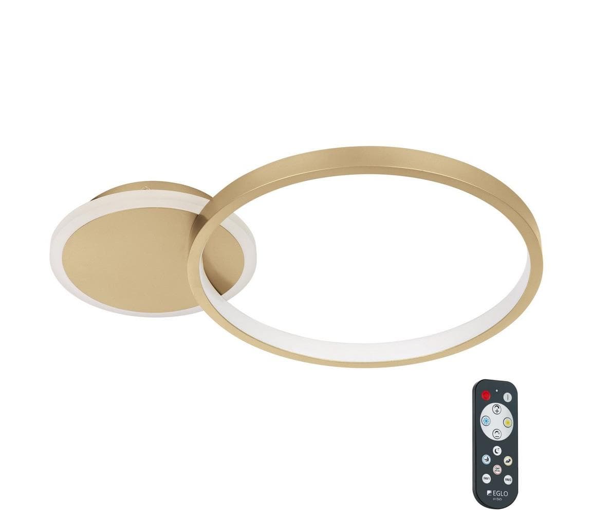 Eglo 900423 - LED Stmievateľné stropné svietidlo GAFARES LED/15W/230V zlatá + DO 900423