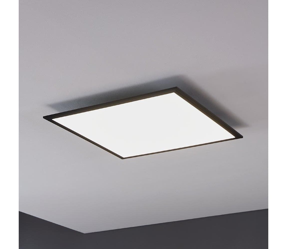 Eglo 900819 - LED Stropné svietidlo SALOBRENA LED/33W/230V 60x60 cm čierna 900819