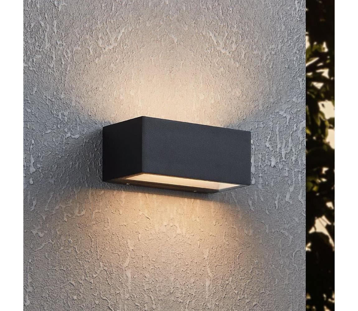 Eglo 900885 - LED Vonkajšie nástenné svietidlo SPONGANO 2xLED/5W/230V IP65 900885