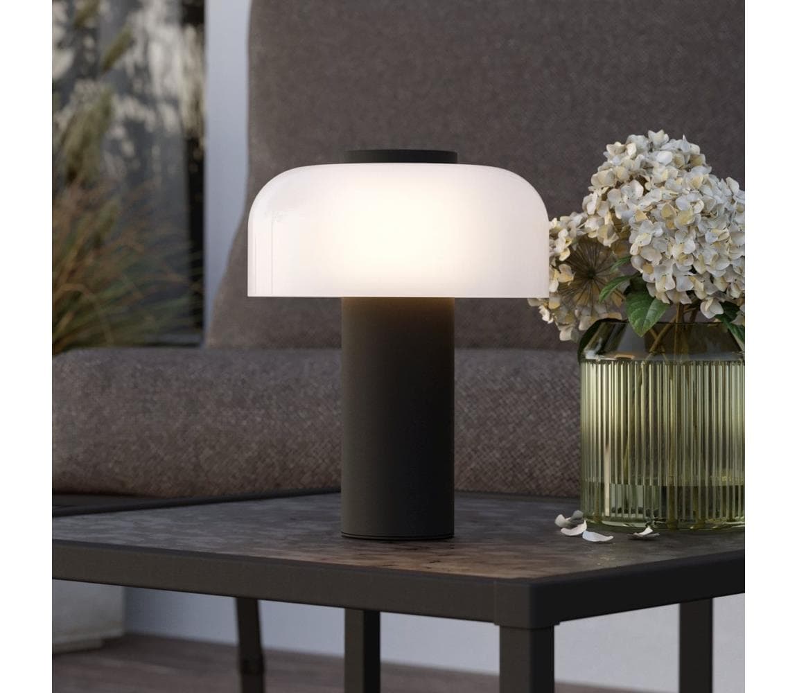 Eglo 900984 - LED Stmievateľná vonkajšia lampa PONENTE 2,25W/5V IP44 čierna/biela 900984